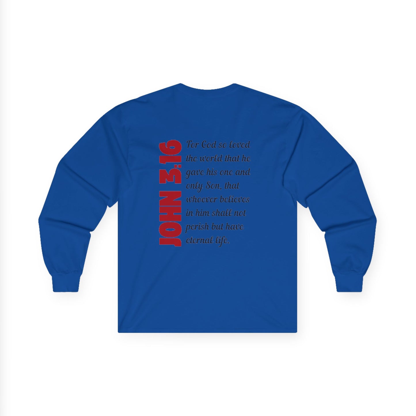 John 3:16 Unisex Ultra Cotton Long Sleeve Tee St. Francis Xavier Medina, Oh