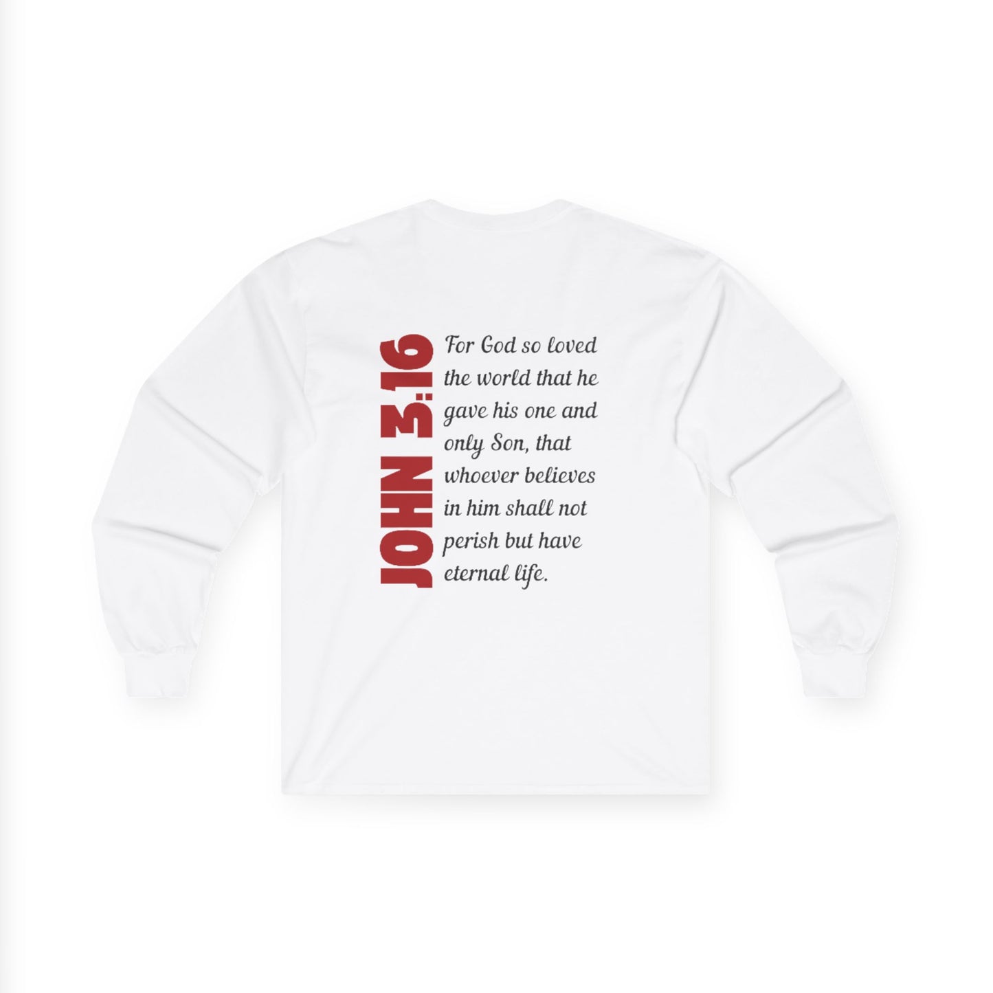 John 3:16 Unisex Ultra Cotton Long Sleeve Tee St. Francis Xavier Medina, Oh