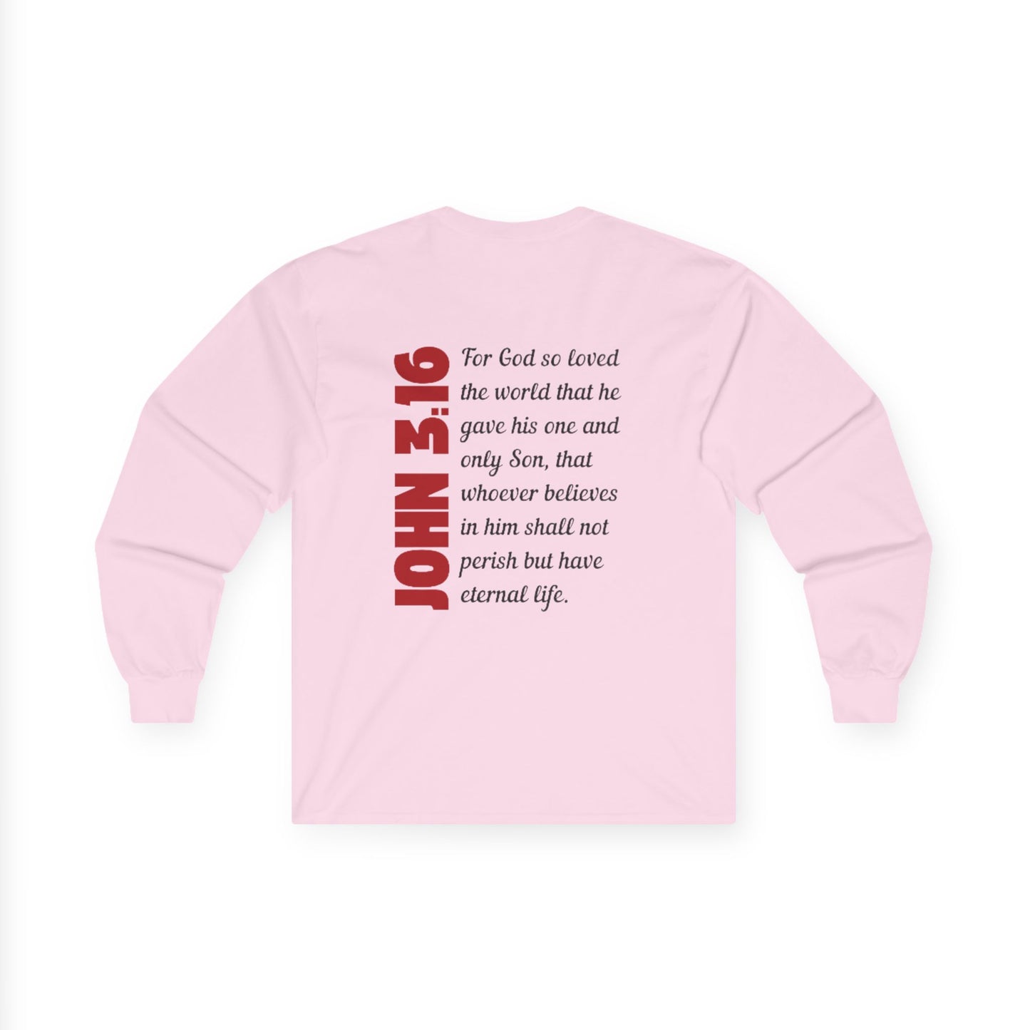 John 3:16 Unisex Ultra Cotton Long Sleeve Tee St. Francis Xavier Medina, Oh