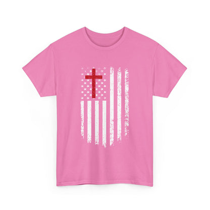 Flag and Cross Men's T-Shirt