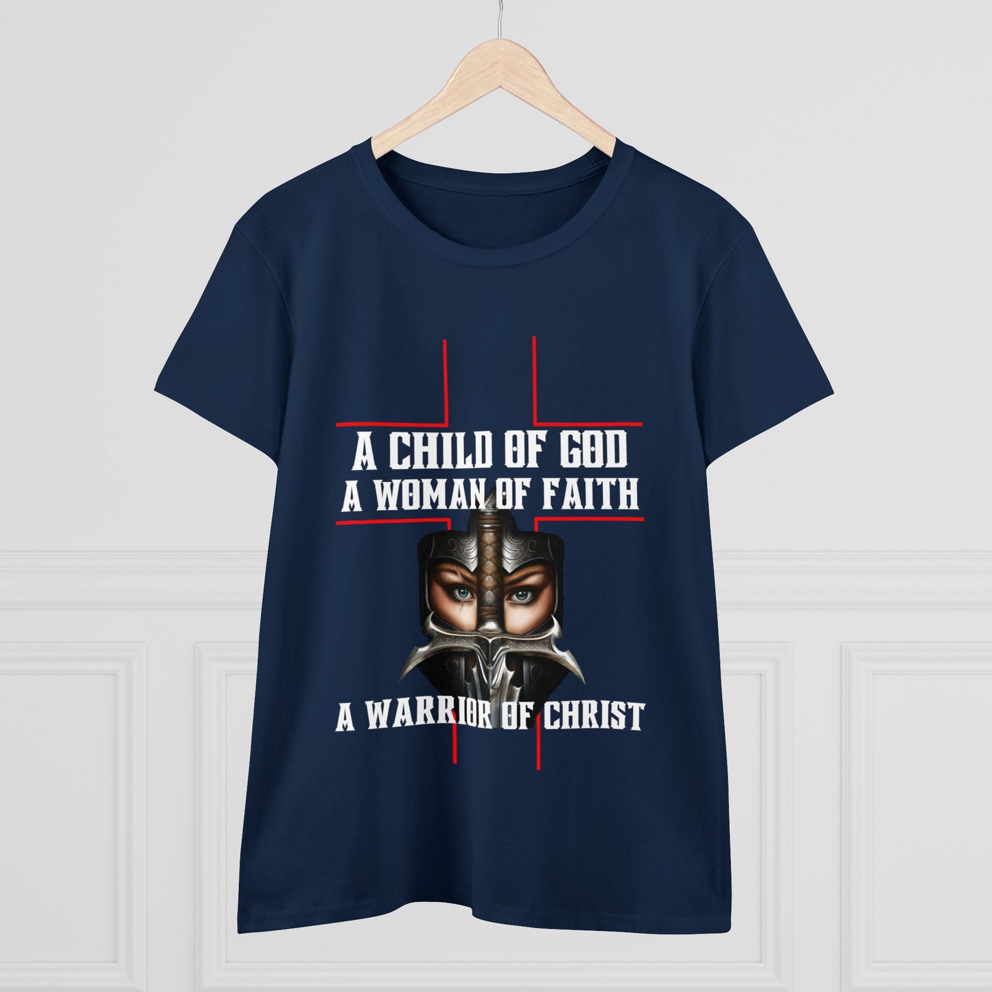 A Woman of Faith & Warrior Women's T-Shirt