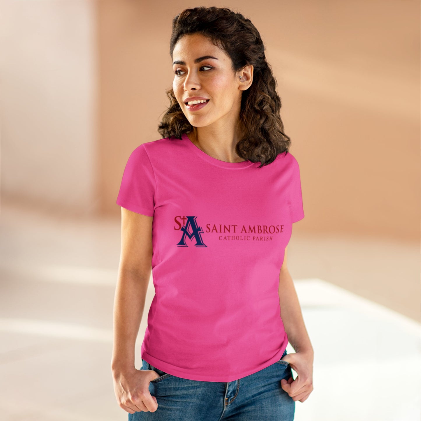 John 3:16 St Ambrose Women's T Shirt