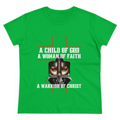 A Woman of Faith & Warrior Women's T-Shirt