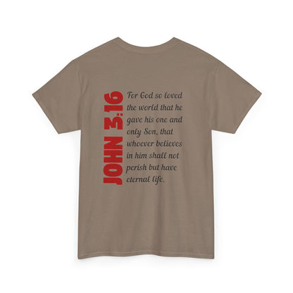 John 3:16 Men's T-Shirt St Francis Xavier Medina Ohio