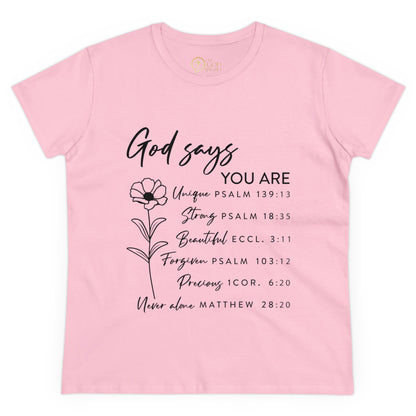 God says you are Women's T-Shirt