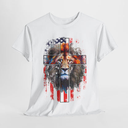 The Lion and the Flag Mens T-Shirt