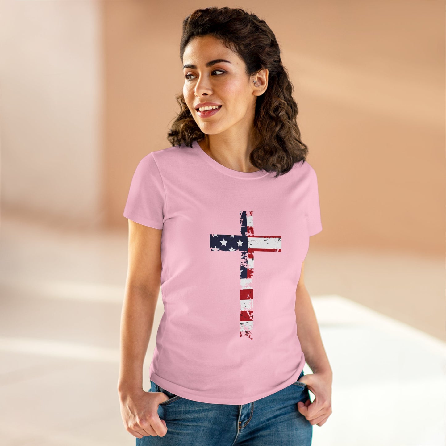 God Bless America Women's T_Shirt