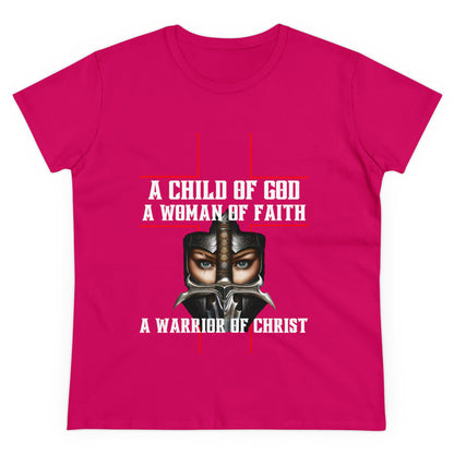 A Woman of Faith & Warrior Women's T-Shirt