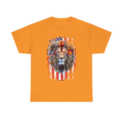 The Lion and the Flag Mens T-Shirt