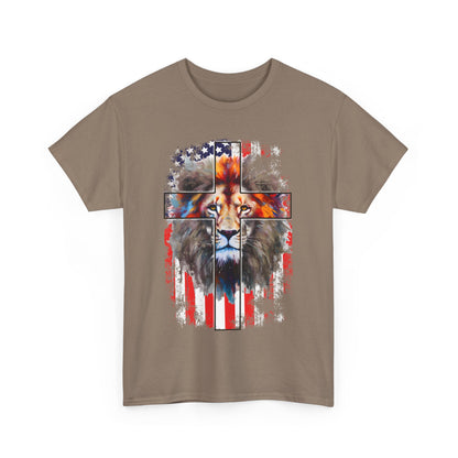 The Lion and the Flag Mens T-Shirt