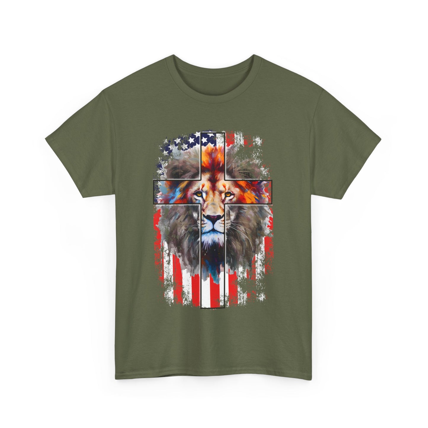 The Lion and the Flag Mens T-Shirt