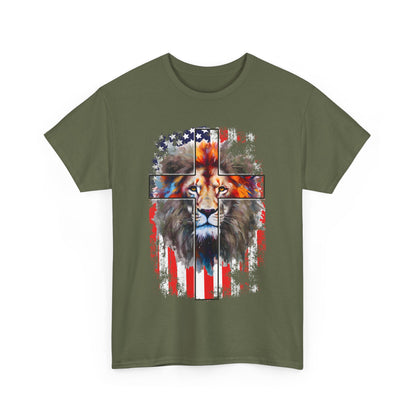 The Lion and the Flag Mens T-Shirt