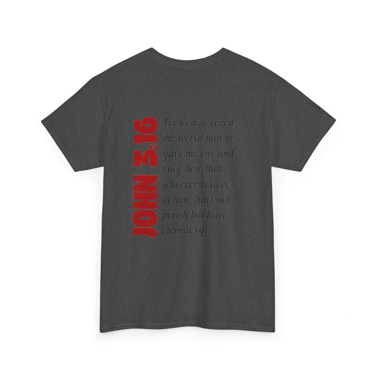 John 3:16 Mens T-Shirt Holy Martyrs Medina Ohio