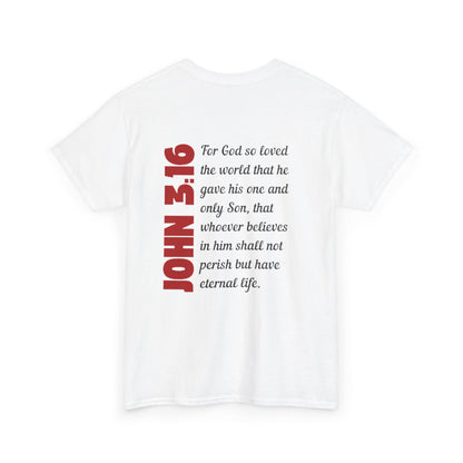 John 3:16 Men's T-Shirt St Francis Xavier Medina Ohio