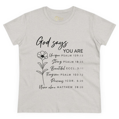 God says you are Women's T-Shirt