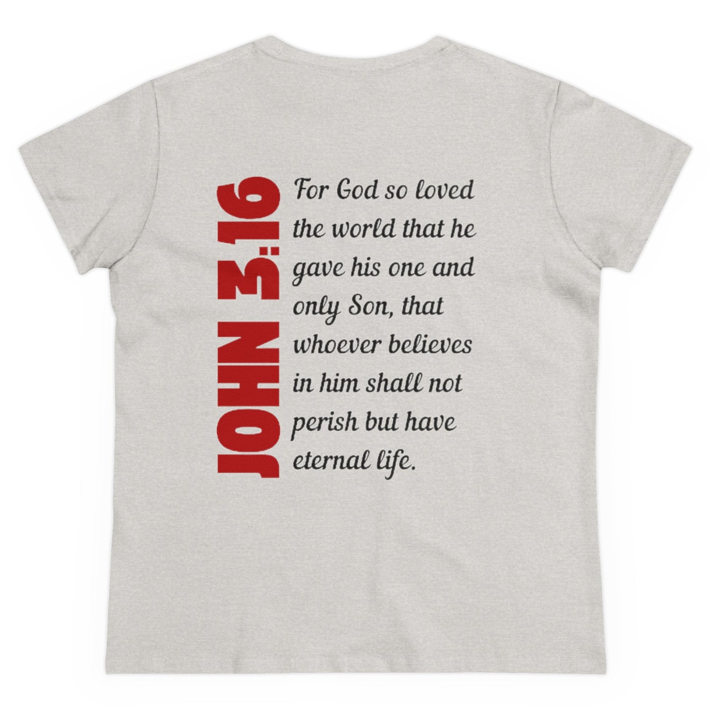 John 3:16 St Francis Xavier Medina Ohio Women's T-Shirt