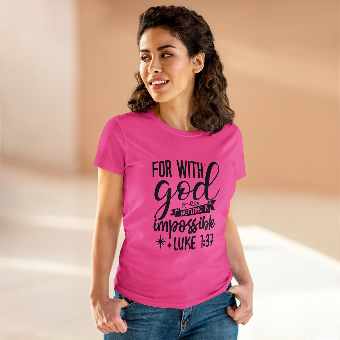 For with God nothing is impossible Women's T-Shirt