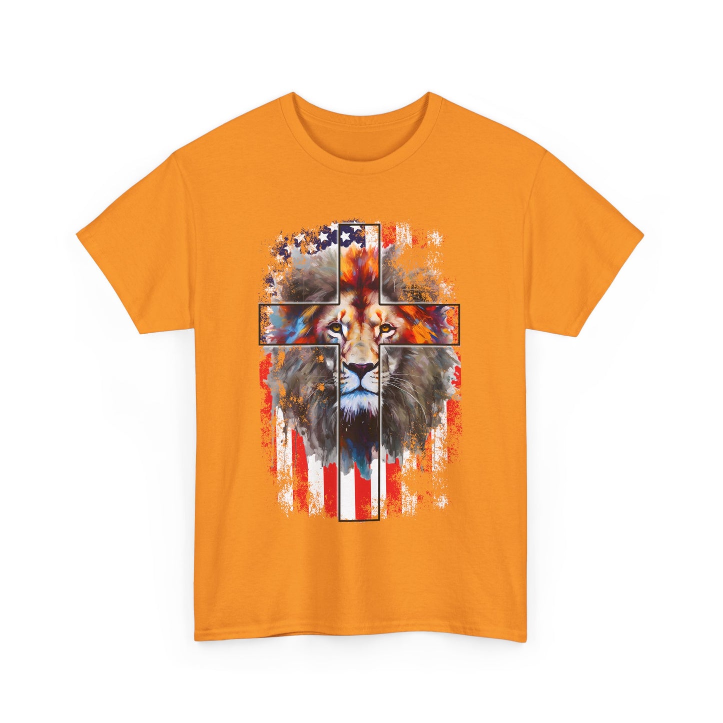 The Lion and the Flag Mens T-Shirt