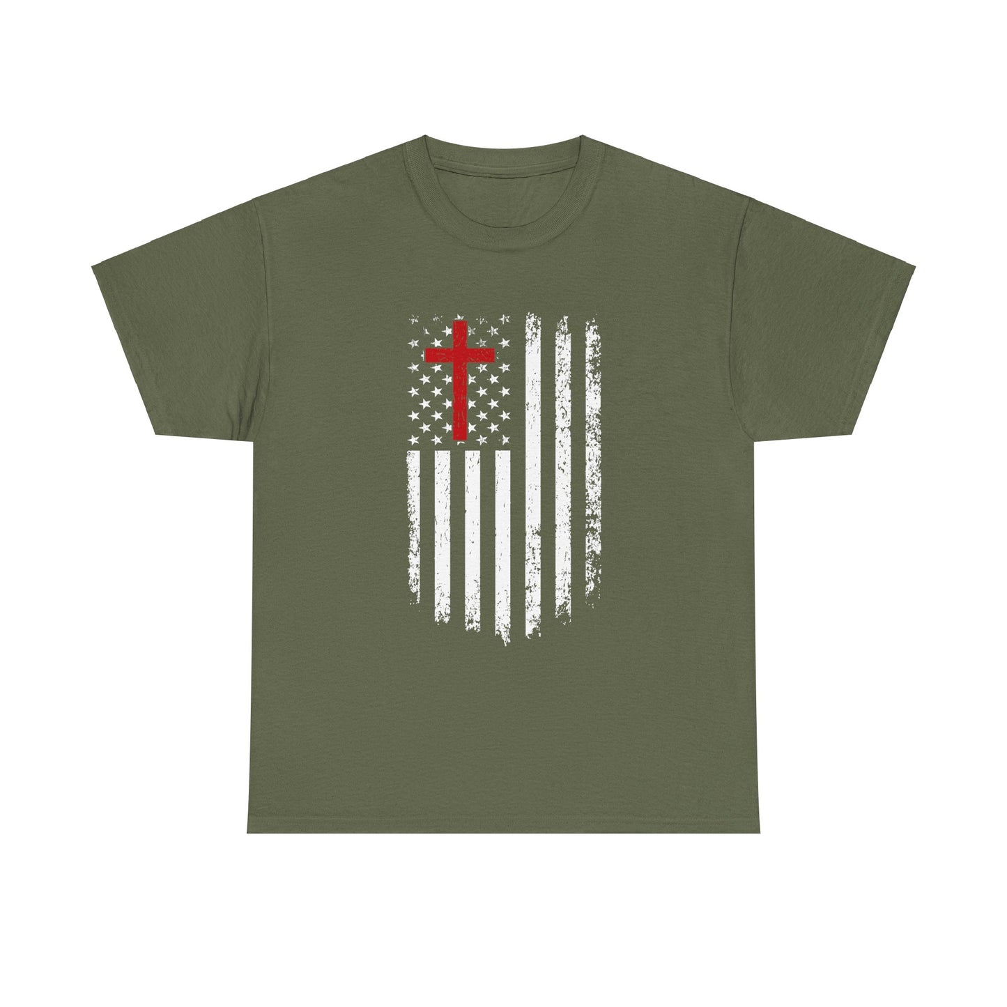 Flag and Cross Men's T-Shirt