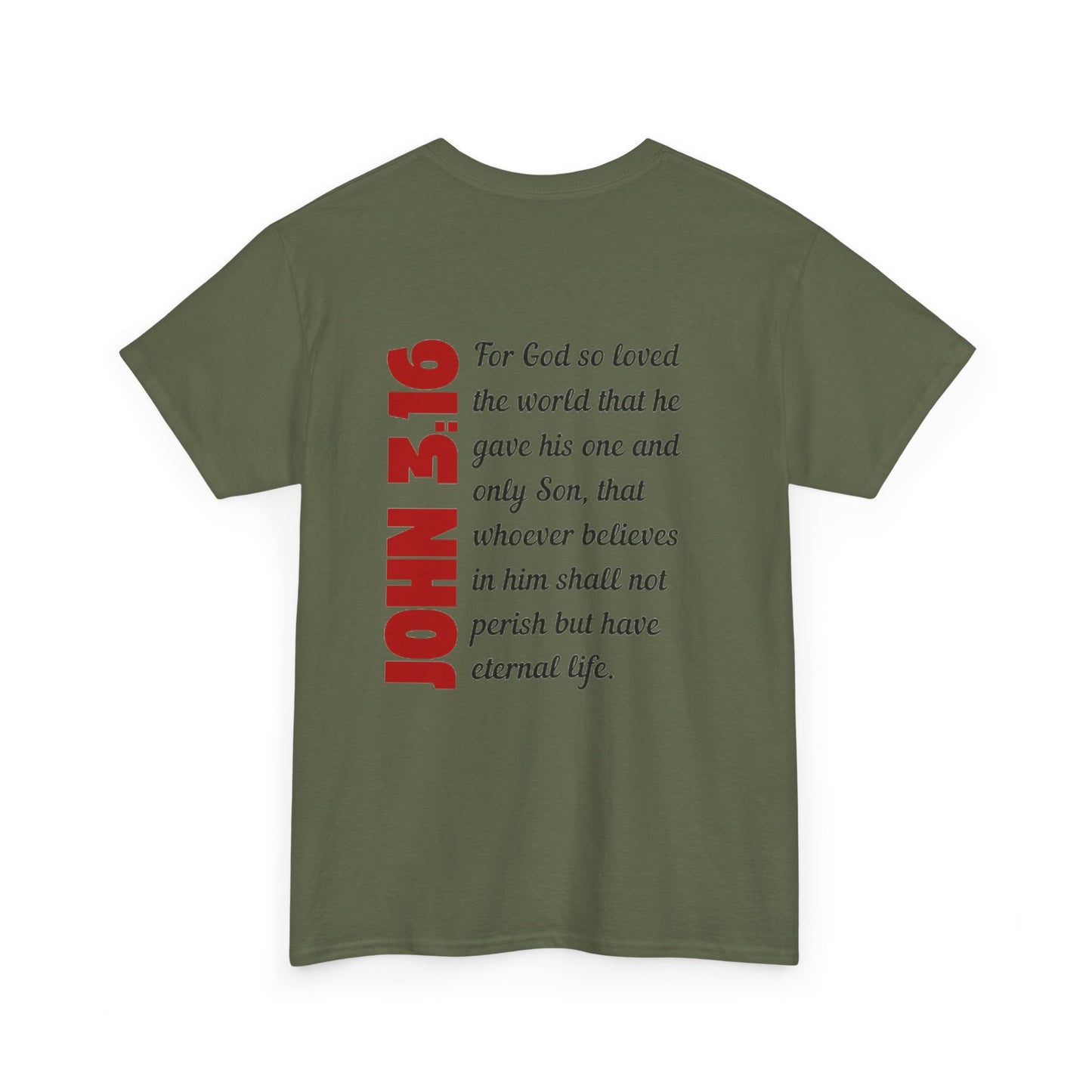 John 3:16 Men's T-Shirt St Francis Xavier Medina Ohio