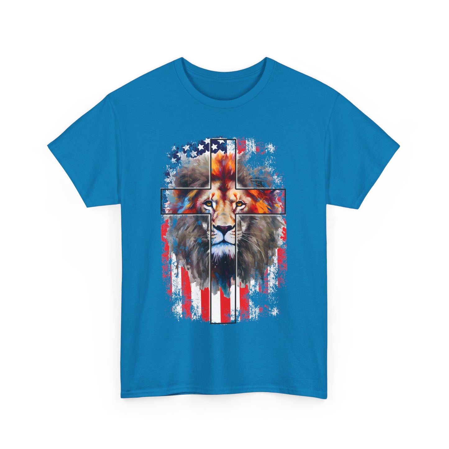 The Lion and the Flag Mens T-Shirt