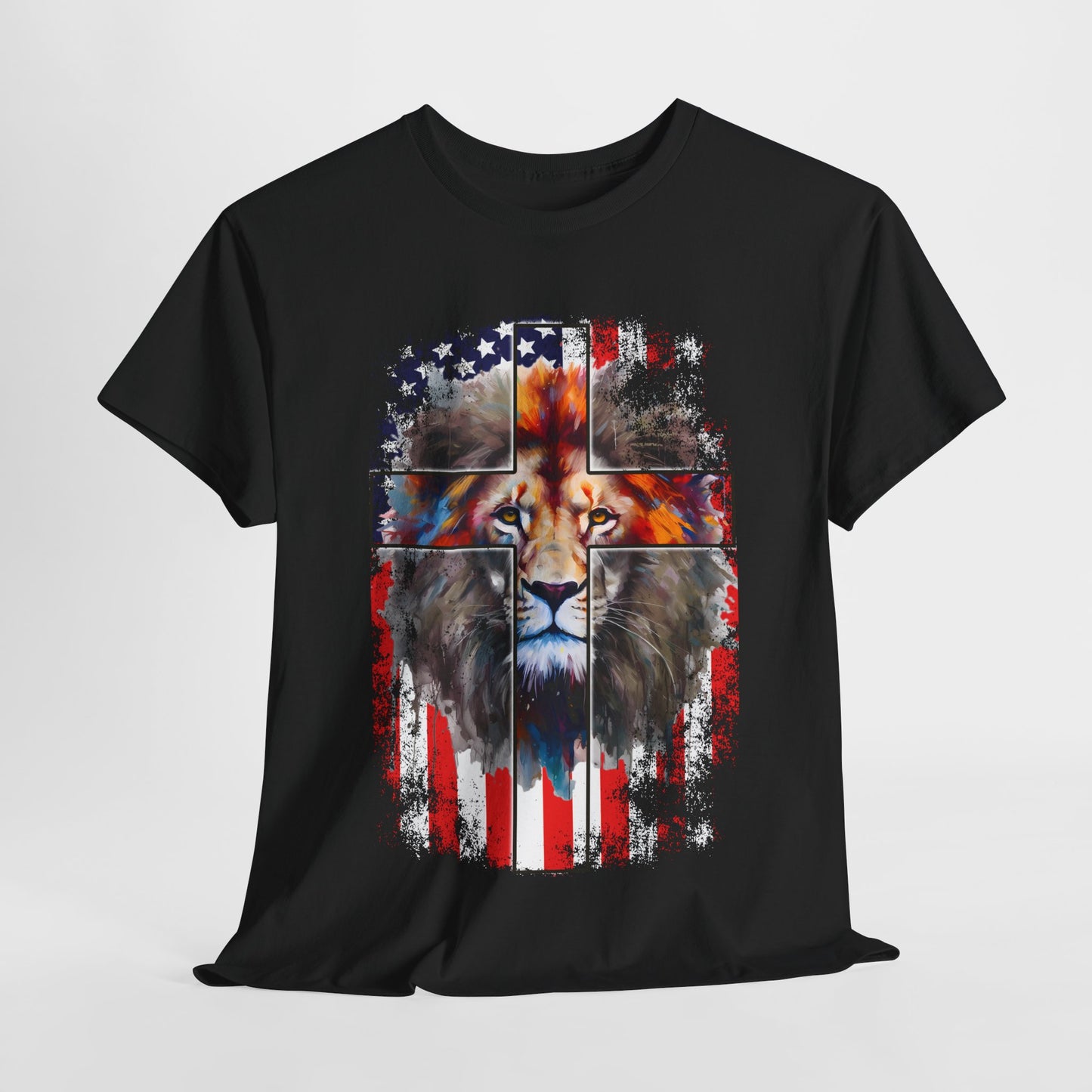 The Lion and the Flag Mens T-Shirt