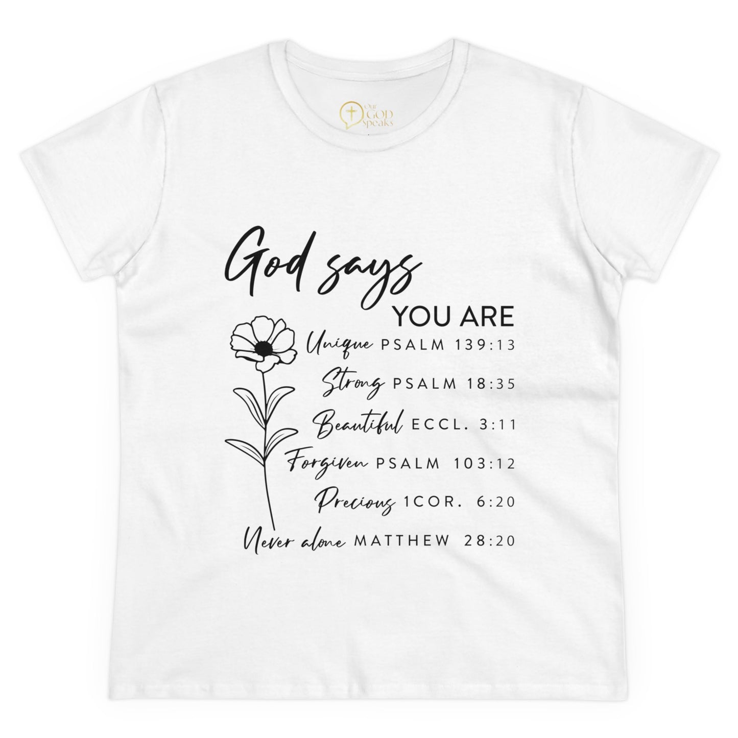 God says you are Women's T-Shirt