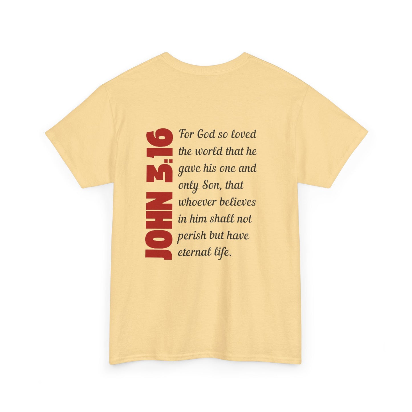 John 3:16 Men's T-Shirt St Francis Xavier Medina Ohio