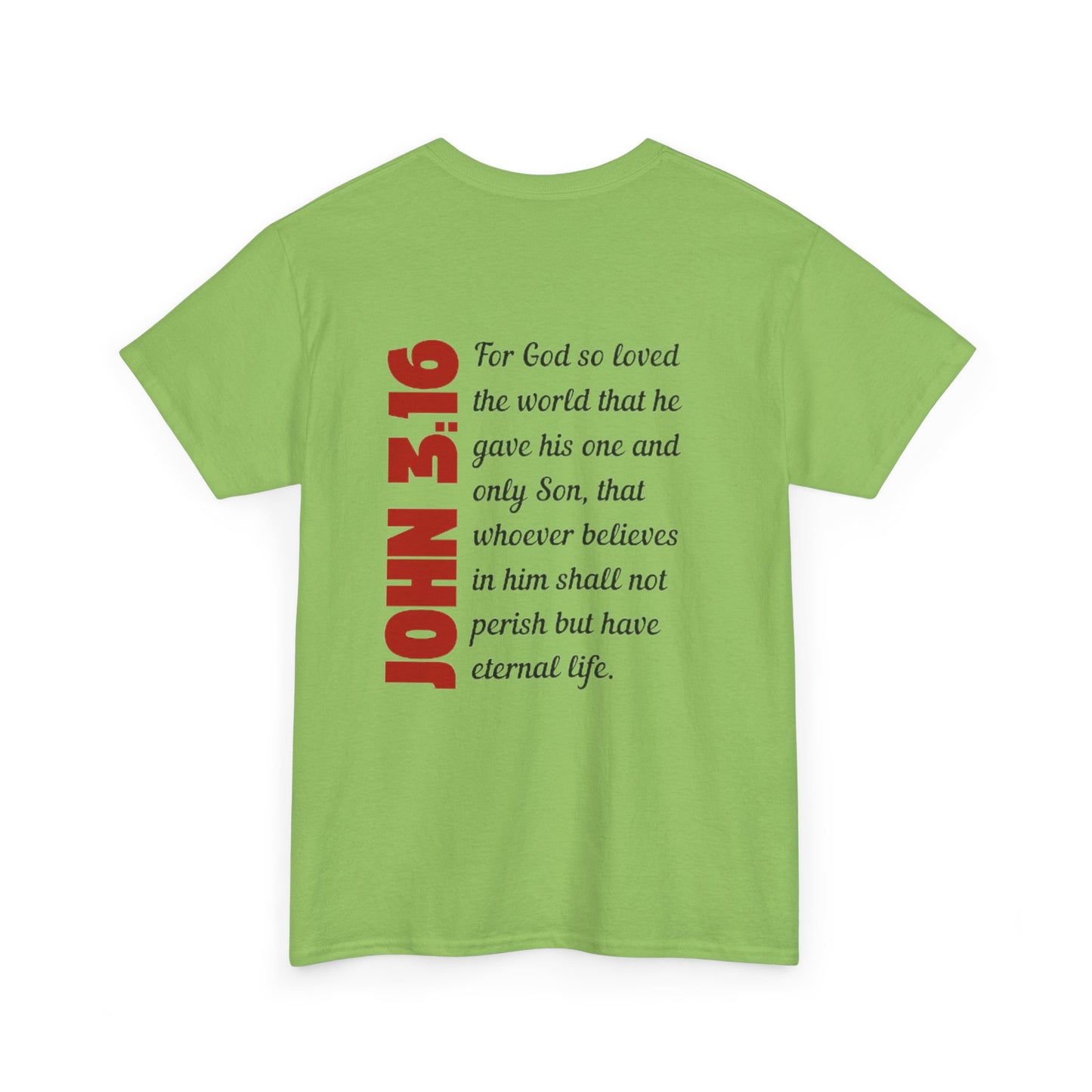 John 3:16 Mens T-Shirt Holy Martyrs Medina Ohio