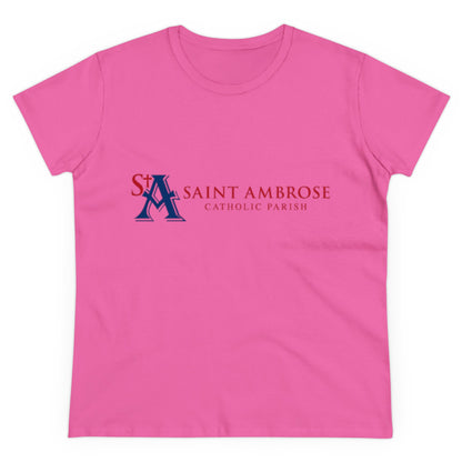 John 3:16 St Ambrose Women's T Shirt