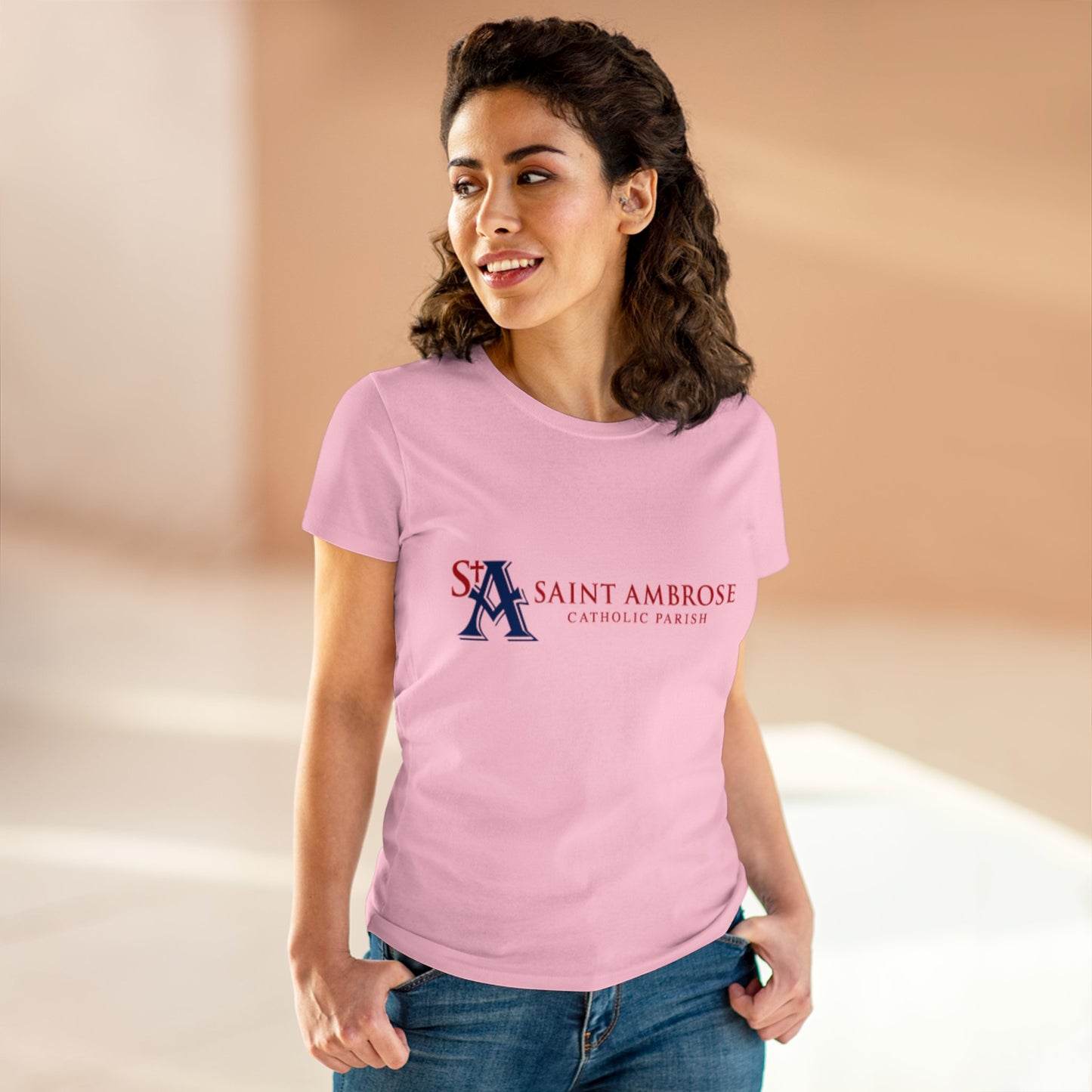 John 3:16 St Ambrose Women's T Shirt