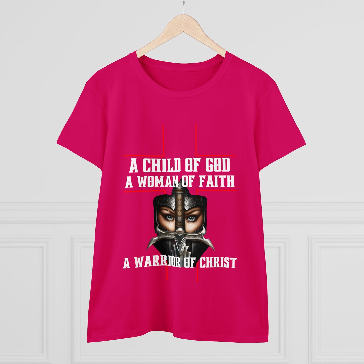 A Woman of Faith & Warrior Women's T-Shirt