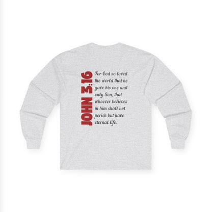 John 3:16 Unisex Ultra Cotton Long Sleeve Tee St. Francis Xavier Medina, Oh