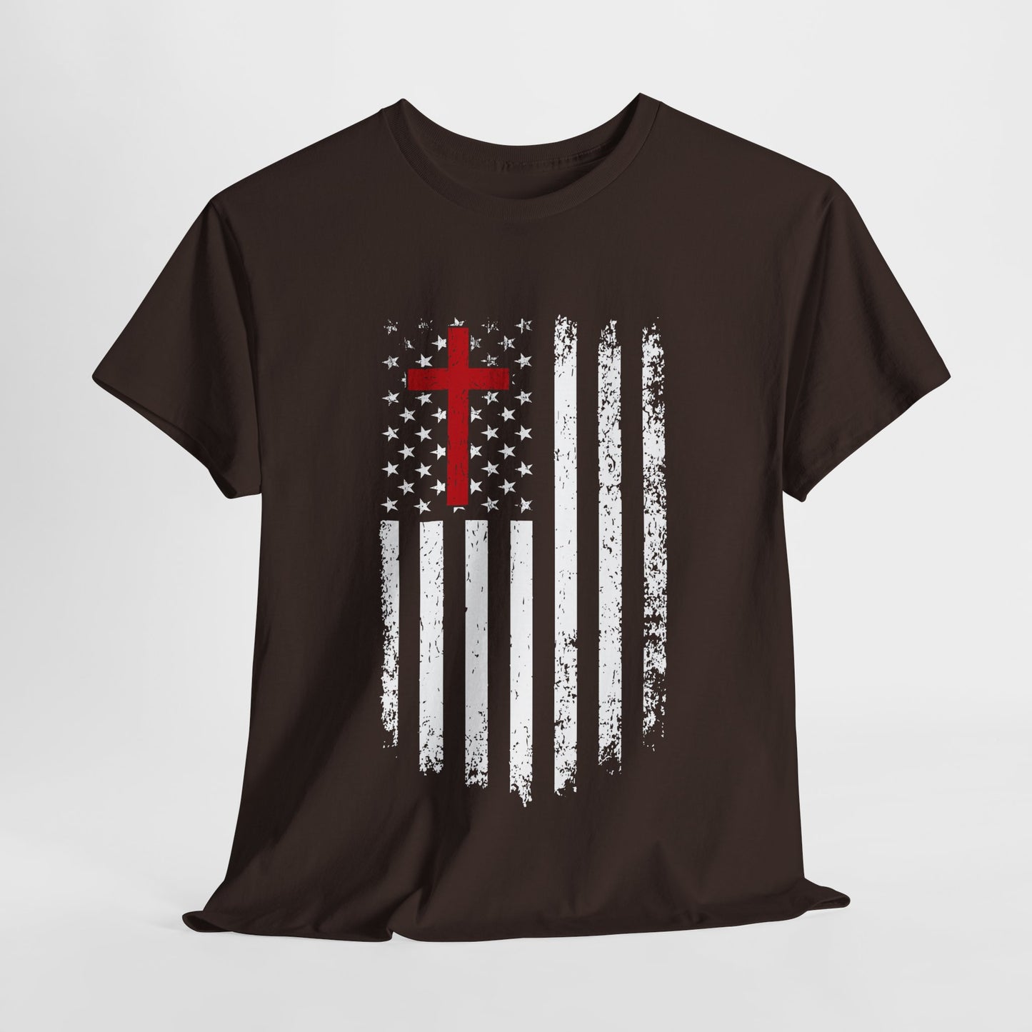 Flag and Cross Men's T-Shirt