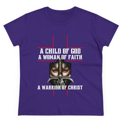 A Woman of Faith & Warrior Women's T-Shirt