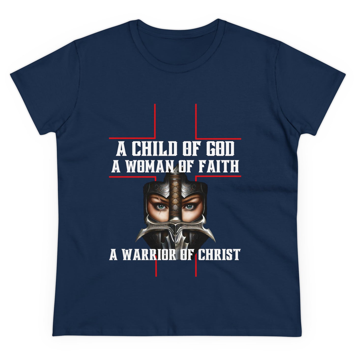 A Woman of Faith & Warrior Women's T-Shirt