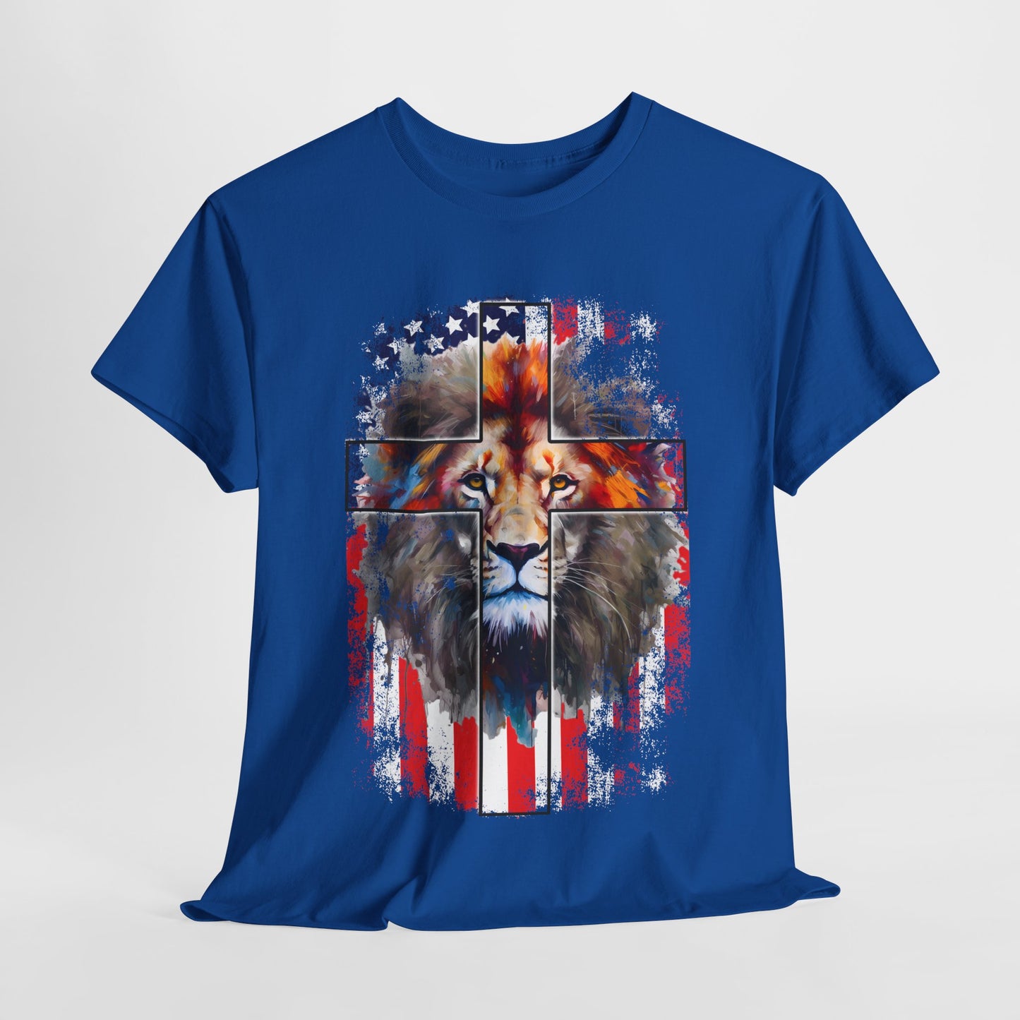 The Lion and the Flag Mens T-Shirt