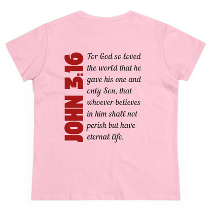 John 3:16 St Ambrose Women's T Shirt