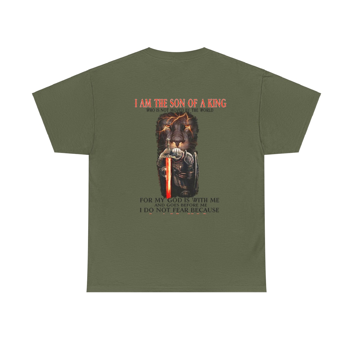 I am the Son of a King Men's T-Shirt (2 Sided)