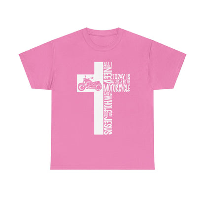 Motorcycle & Jesus Men's T-Shirt