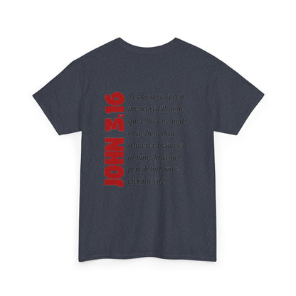 John 3:16 Mens T-Shirt Holy Martyrs Medina Ohio