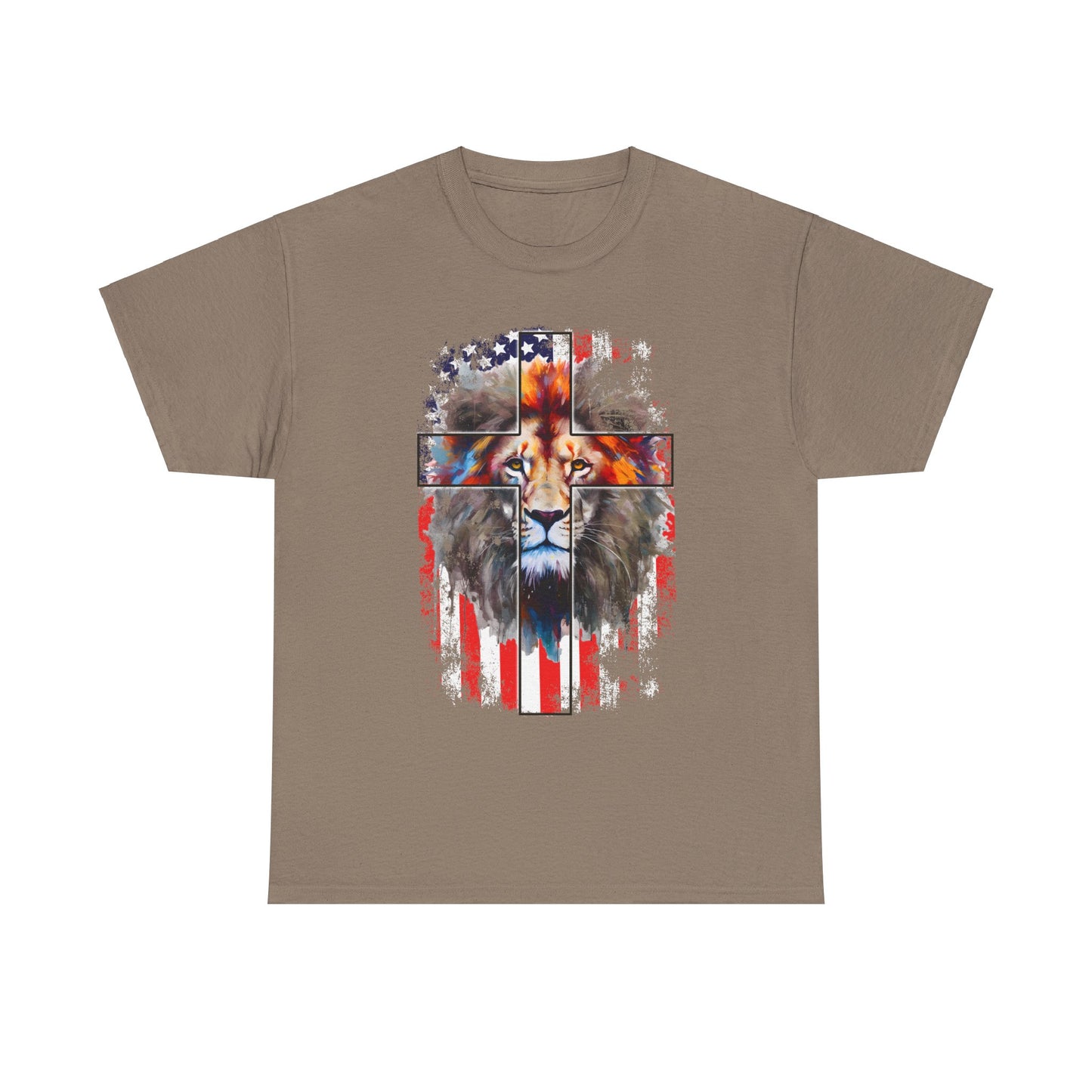 The Lion and the Flag Mens T-Shirt