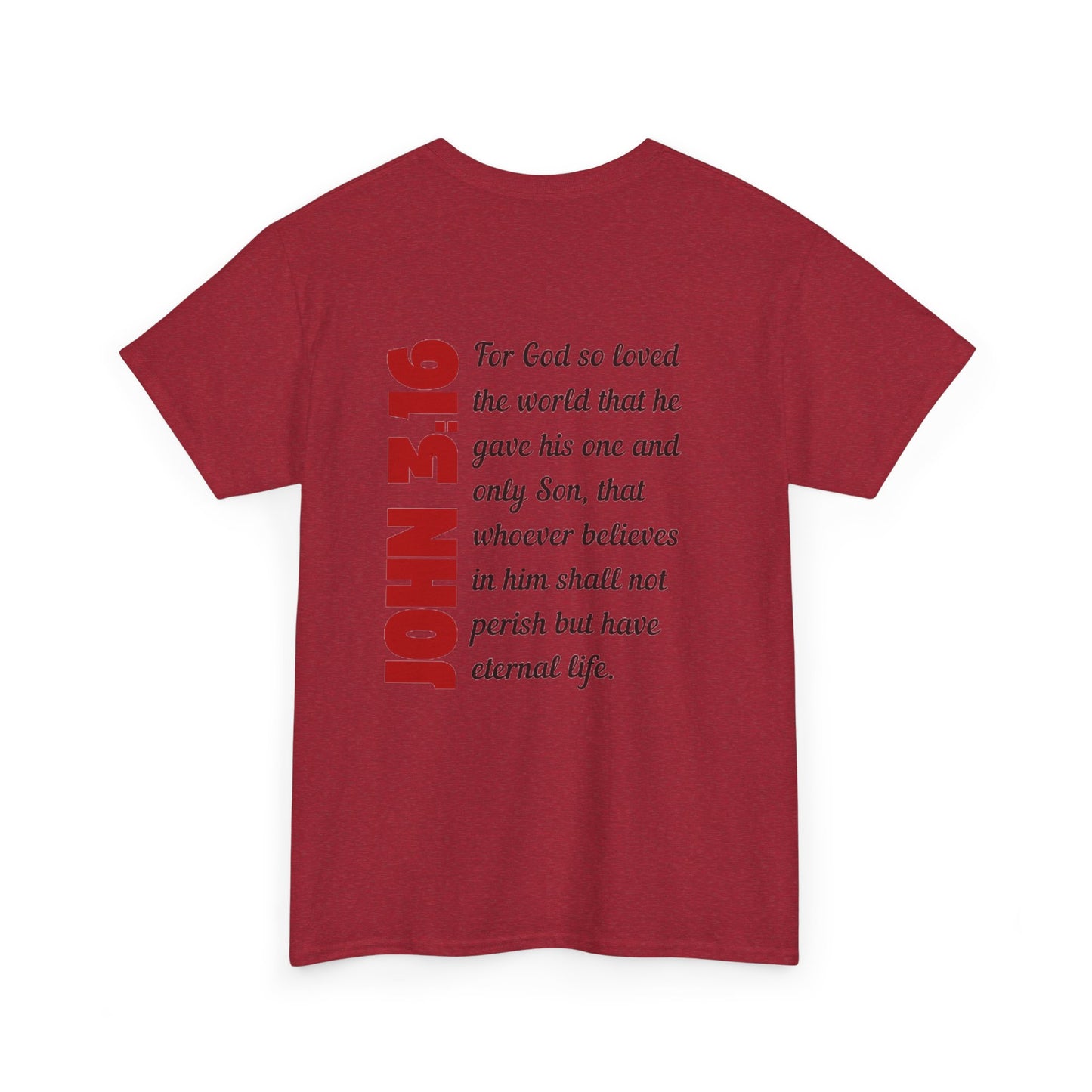 John 3:16 Mens T-Shirt Holy Martyrs Medina Ohio