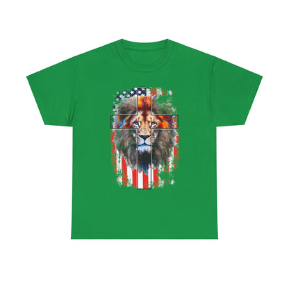 The Lion and the Flag Mens T-Shirt