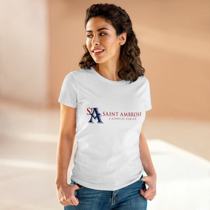 John 3:16 St Ambrose Women's T Shirt