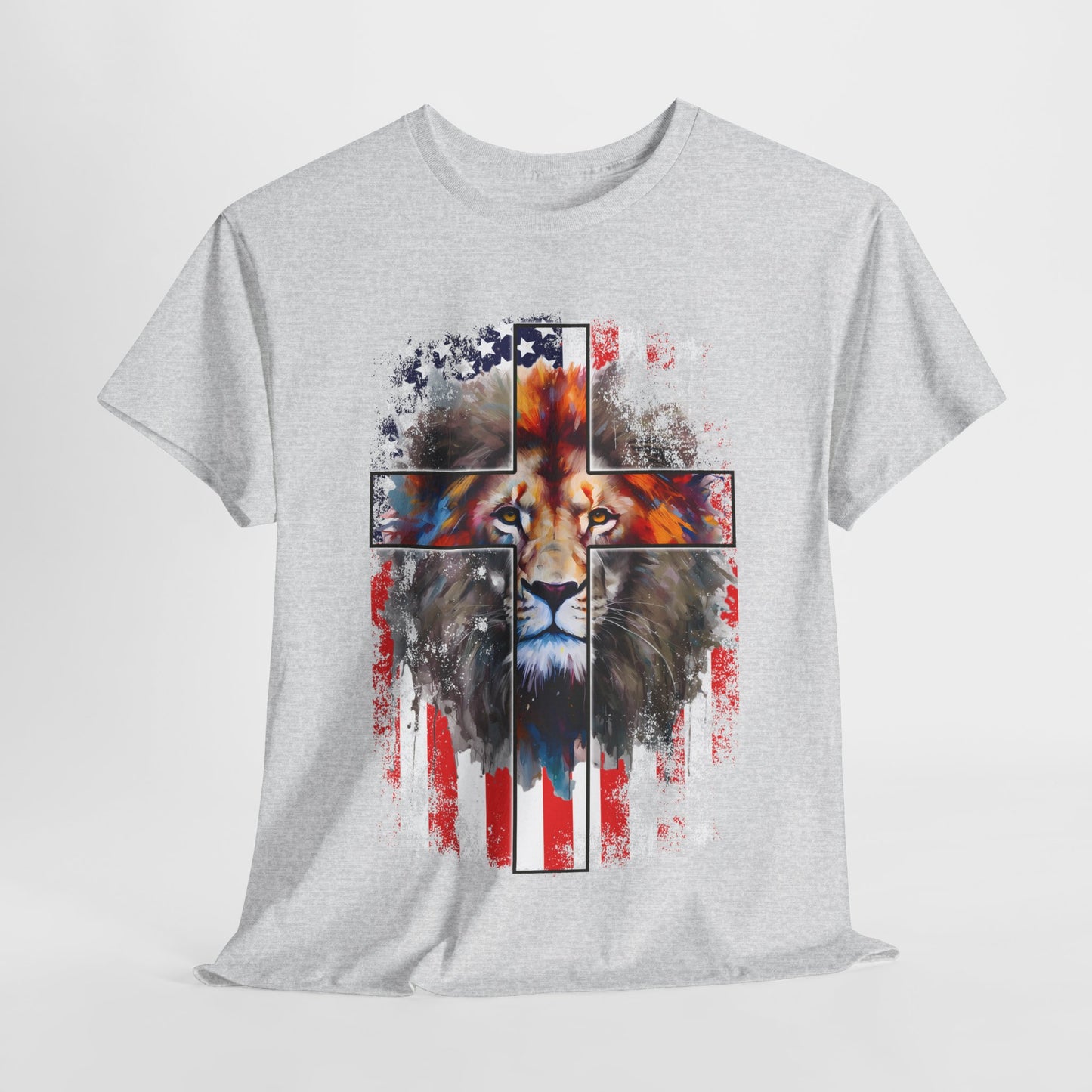 The Lion and the Flag Mens T-Shirt