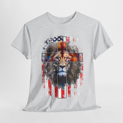 The Lion and the Flag Mens T-Shirt