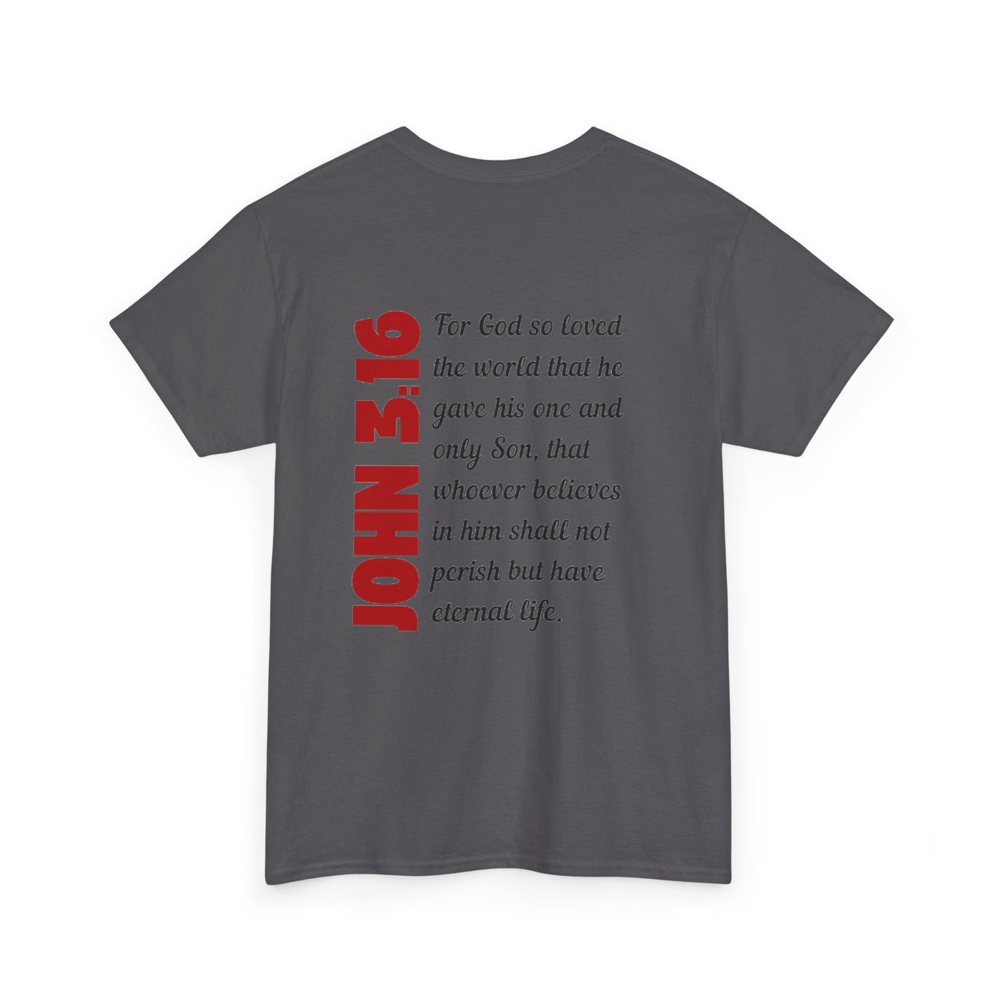 John 3:16 Mens T-Shirt Holy Martyrs Medina Ohio